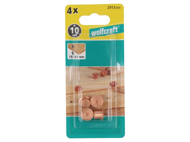 Centreerpunt; Gebruik: voor deuvelverbindingen; 10mm; 4st. Centreerpunt; Gebruik: voor deuvelverbindingen; 10mm; 4st.